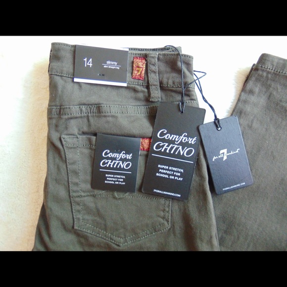 7 For All Mankind Other - 7 for all Mankind Comfort Chino Jeans New with Tag